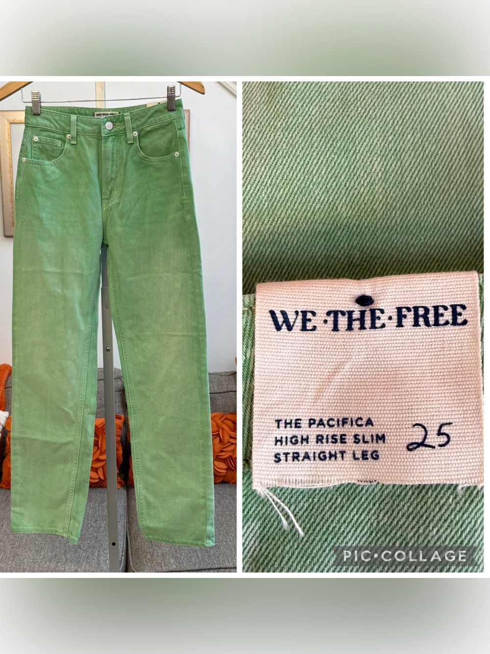 ❣️🆕WE THE FREE THE PACIFICA HIGH RISE SLIM STRAIGHT LEG JEANS❣️
